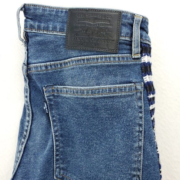 Levi's Made & Crafted 721 High Rise Skinny Jeans Japanese Denim "27x30" (26x30) - Picture 14 of 14